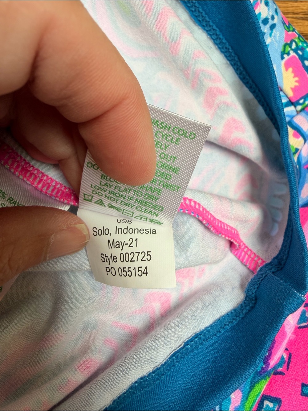 Lilly Pulitzer UPF 50 Sophialetta Dress Pink Paisley - Picture 5 of 5